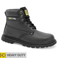 Heavy Duty Black Goodyear Welted Safety Boot - HD22PX